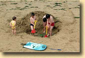 Normandy Calvados Grandcamp Beach