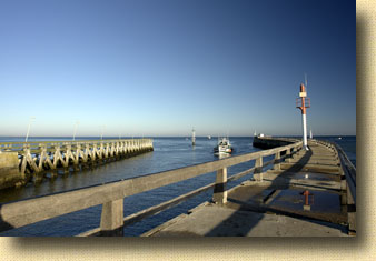 Normandy Calvados Grandcamp Jetty